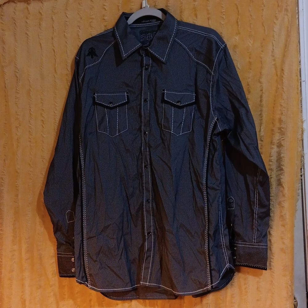 Mens signature edition western shirt xl stretch